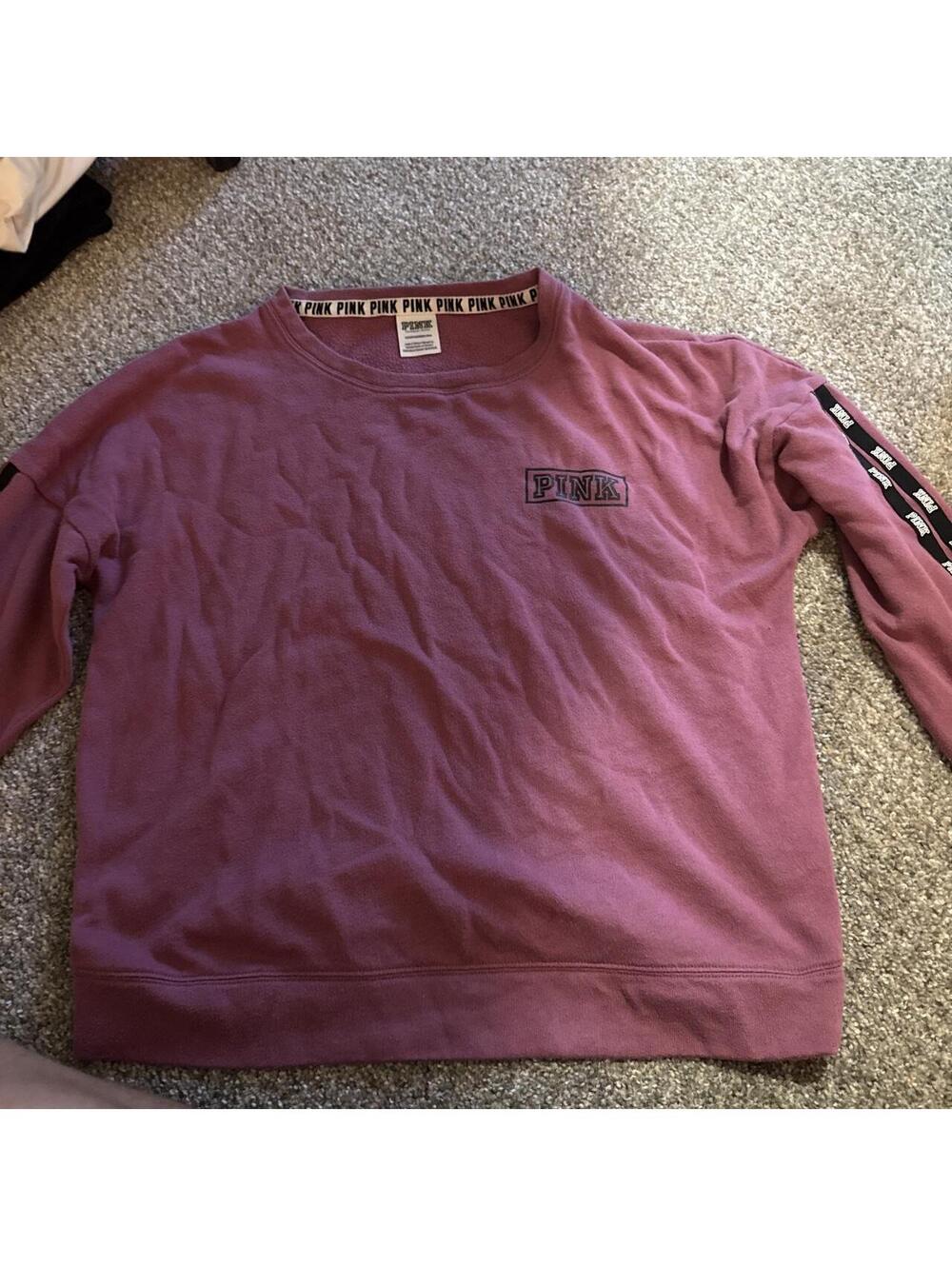 Victoria's Secret Women's Pink and Purple Jumper
